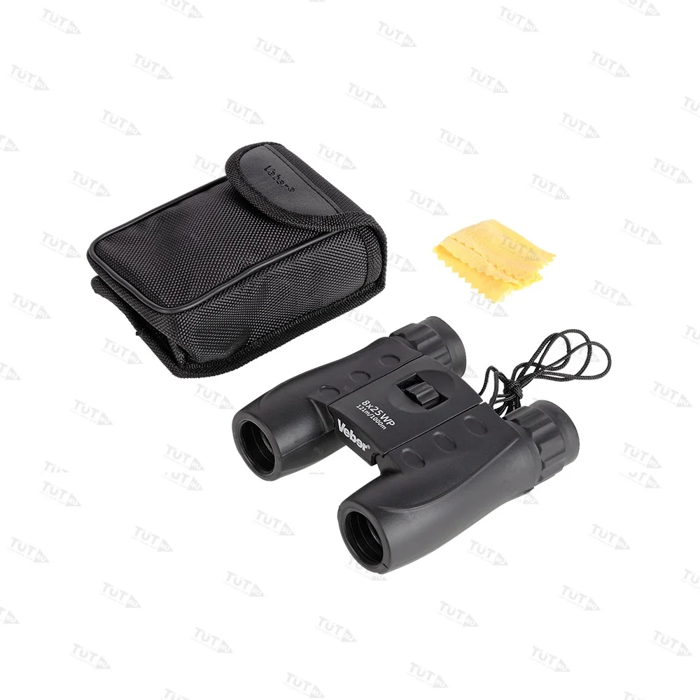 Бинокль Veber WP 8x25 черный