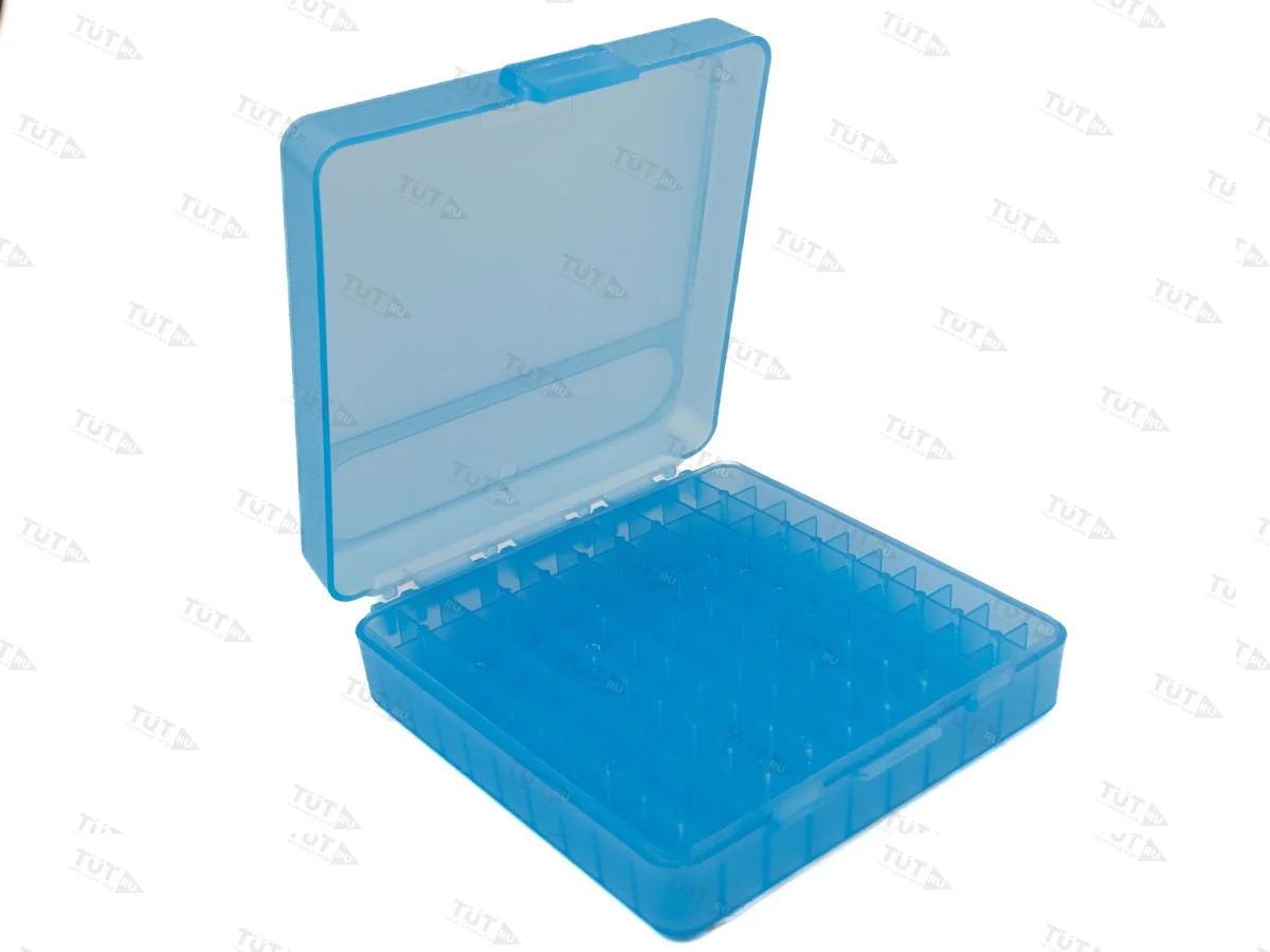 Кейс пластиковый для хранения 100 патронов 9mm