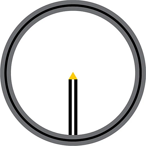 Оптический прицел Trijicon Accupoint 2.5-10x56 amber triangle (TR22)