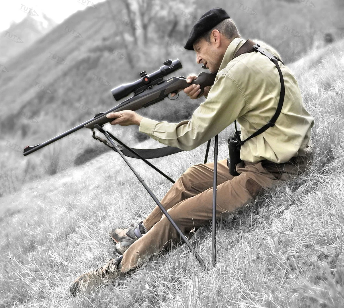 Двухточечная опора для стрельбы 4StableSticks Sit Stick