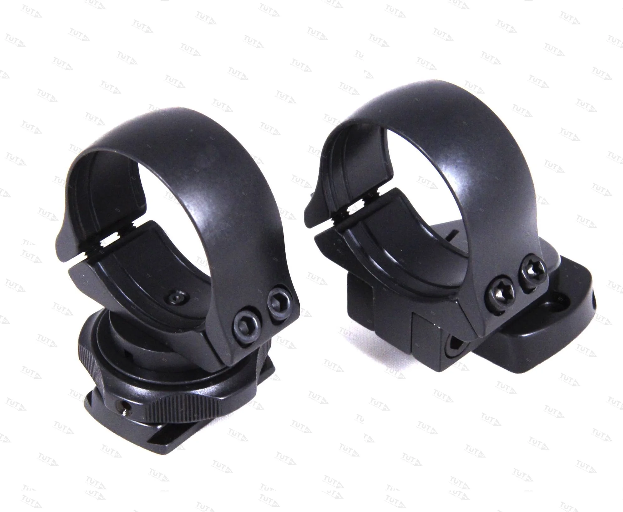 Быстросъемные поворотные кольца MAK 30мм с основаниями на карабин Steyr SM 12 KR=26мм BH=17мм