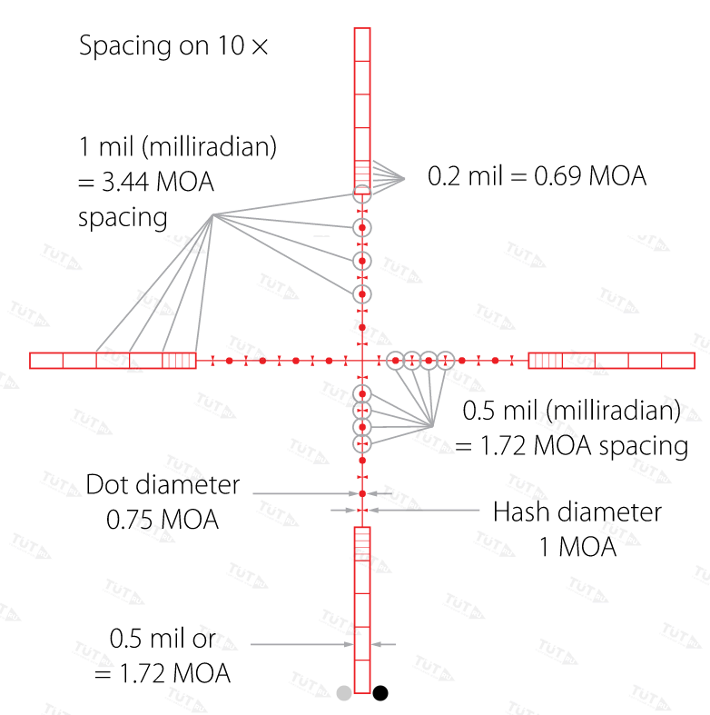 Оптический прицел Hawke Panorama 6-18x50 AO (10x 1/2 Mil Dot)