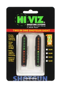 HiViz мушка TO350 2 мушки в 1 Модель 350 (ширина планки 8,4 мм - 9,0 мм)