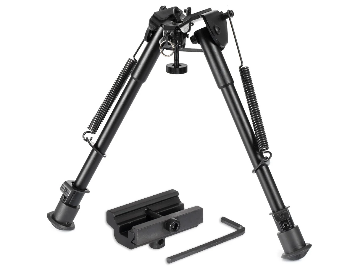 Сошки ShotTime на антабочный винт без качалки 10 позиций H=20,8-34,3см