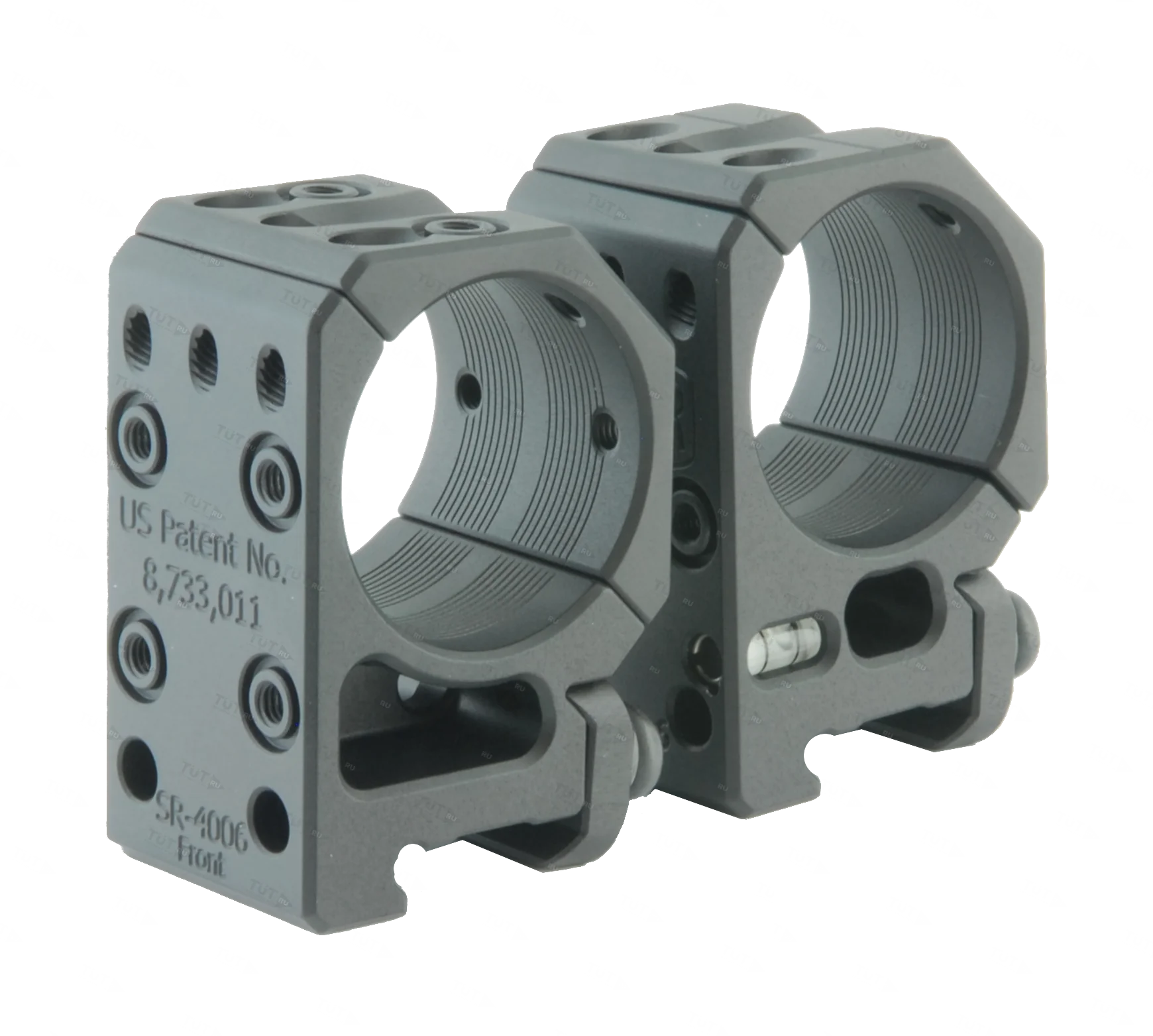 Тактические кольца SPUHR D34mm для установки на Picatinny, H34мм,без наклона (SR-4006)