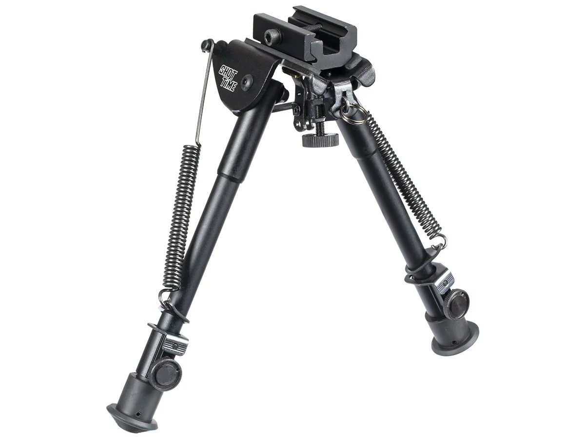 Сошки ShotTime на антабочный винт без качалки H=18,7-29,3см