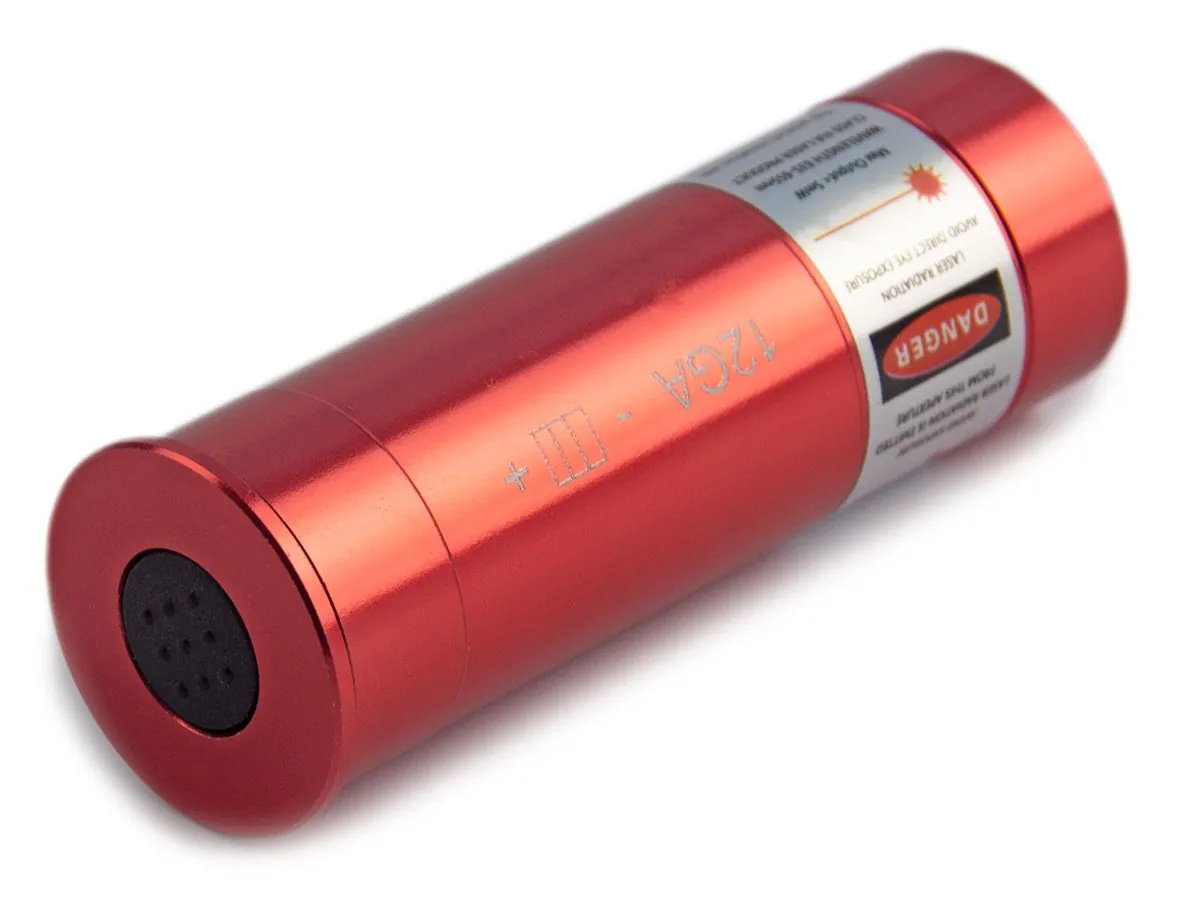 Лазерный патрон ShotTime ColdShot 12х60, кнопка вкл/выкл, красный