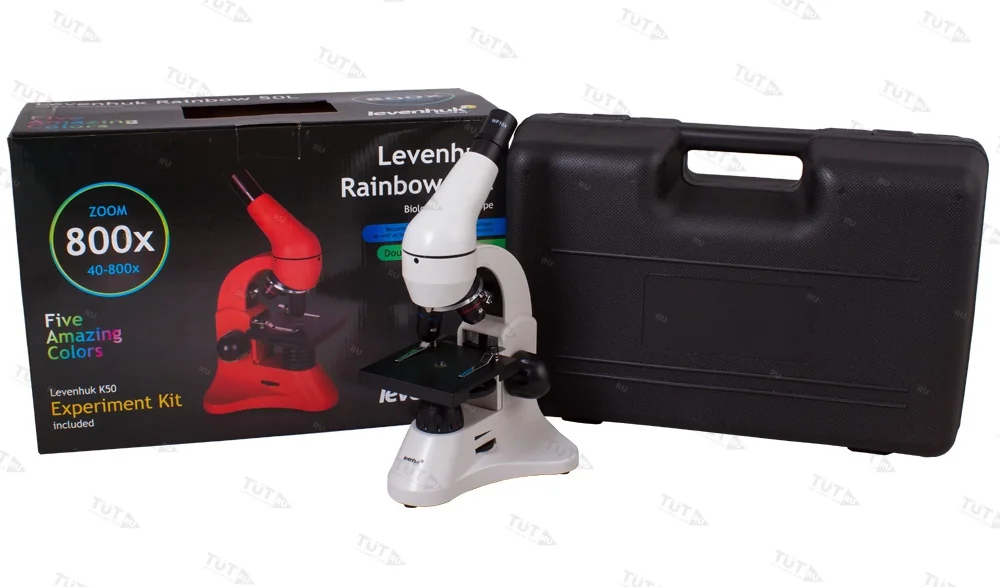 Микроскоп Levenhuk Rainbow 50L (Лазурь)