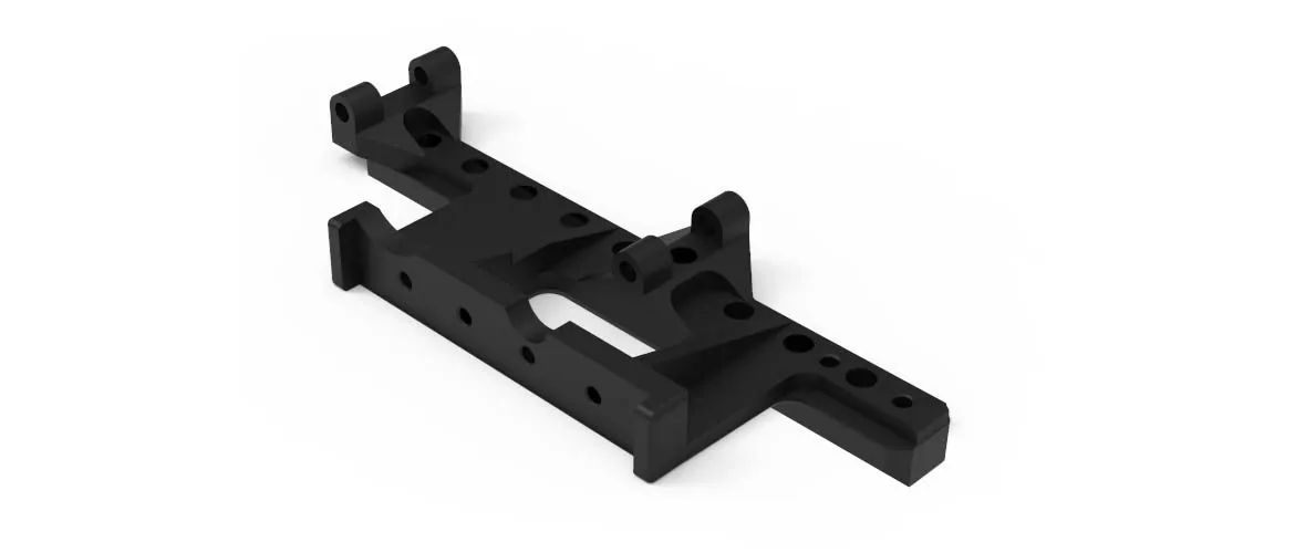 Планка базовая для прицелов DEMON, CHARON С РЕЛЬСОЙ ДАЛЬНОМЕРА