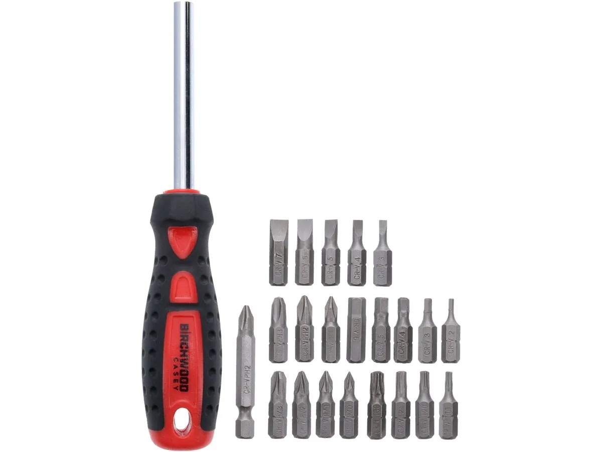 Набор бит с отвёрткой Birchwood Casey Basic Screwdriver Kit, 22шт.