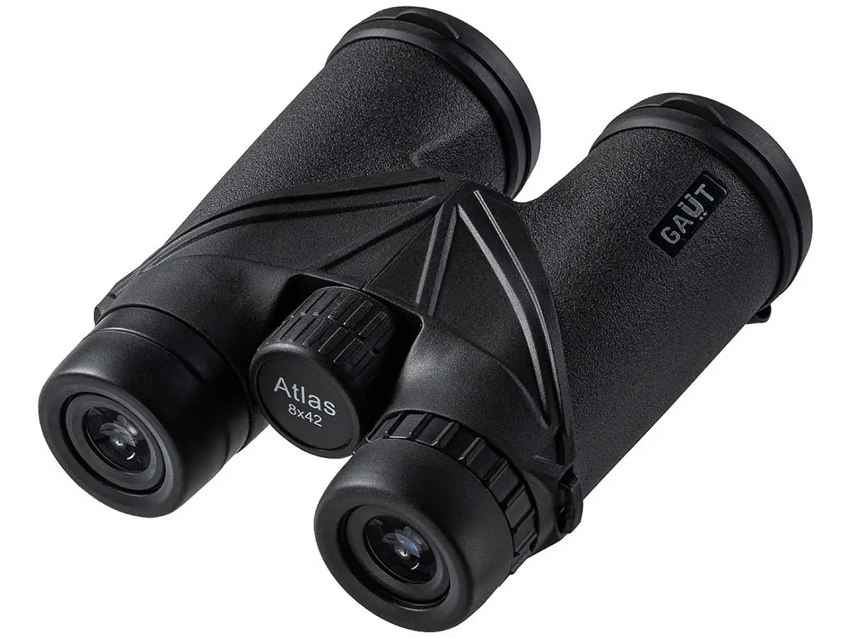Бинокль Gaut Atlas 8X42, Roof-Призмы Bk7, Цвет - Черный, 560Г