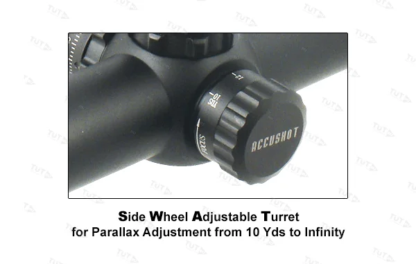 Оптический прицел Leapers Accushot T8 Tactical 2-16X44, 30мм, AO, MilDot, подсв., кольца на Weaver/P