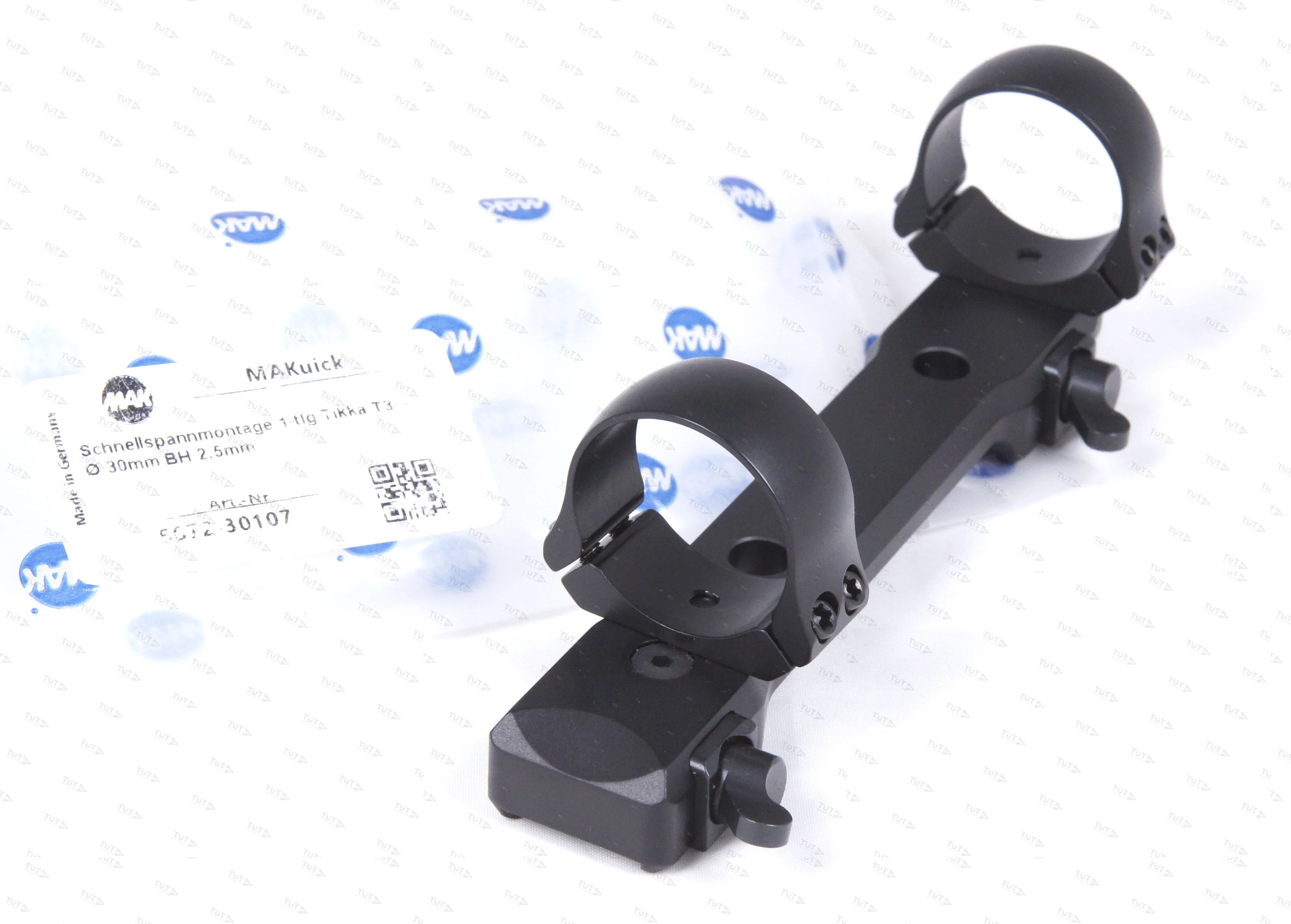 Быстросъемный кронштейн MAK на Tikka T3 с кольцами 30 мм (5072-30107)