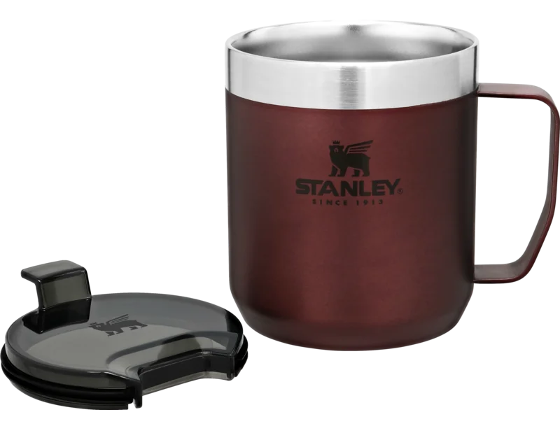 Термокружка STANLEY Classic с ручкой 0,35L Бордовая