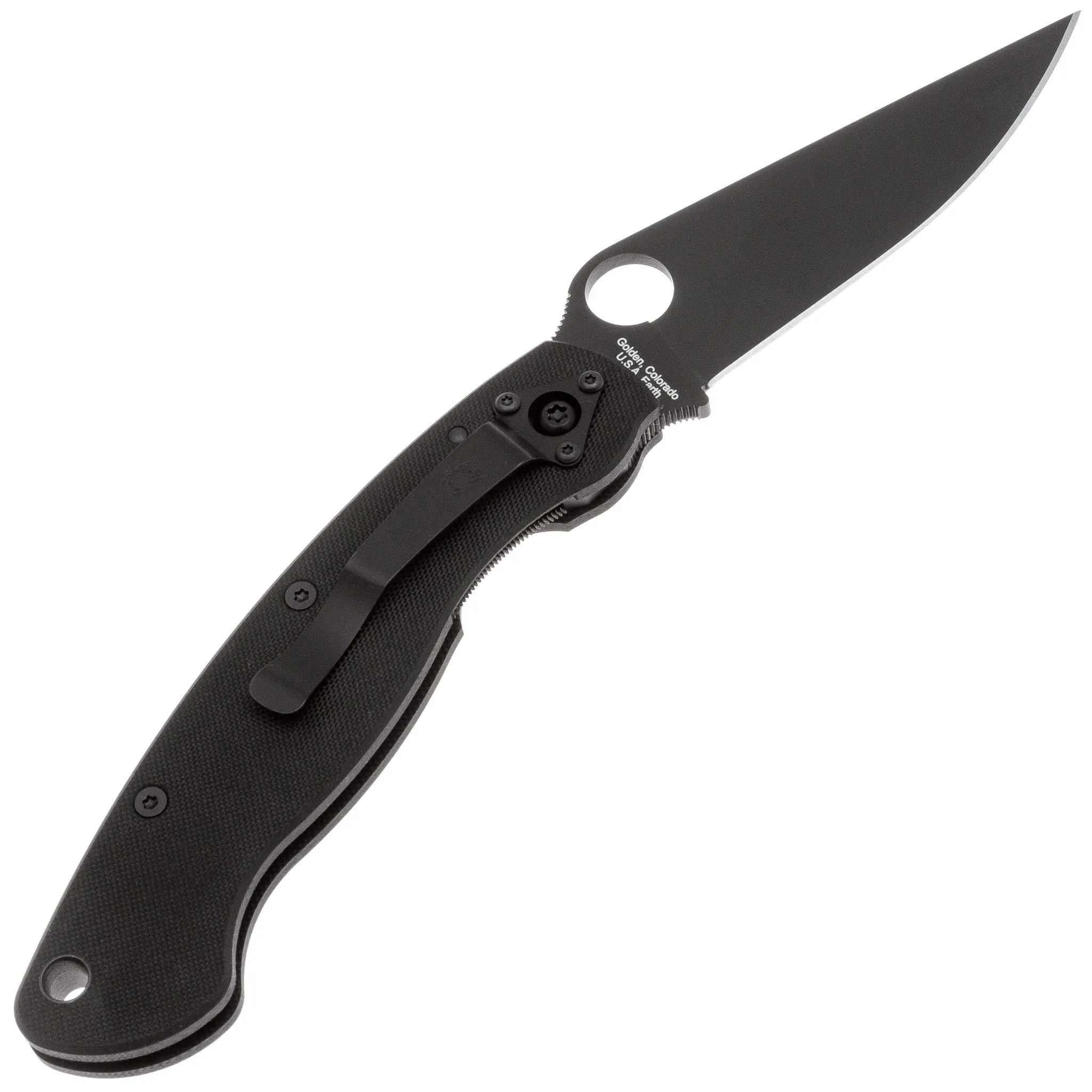 Нож складной Spyderco Military, сталь S30V, рукоять Black G10 (C36GPE)