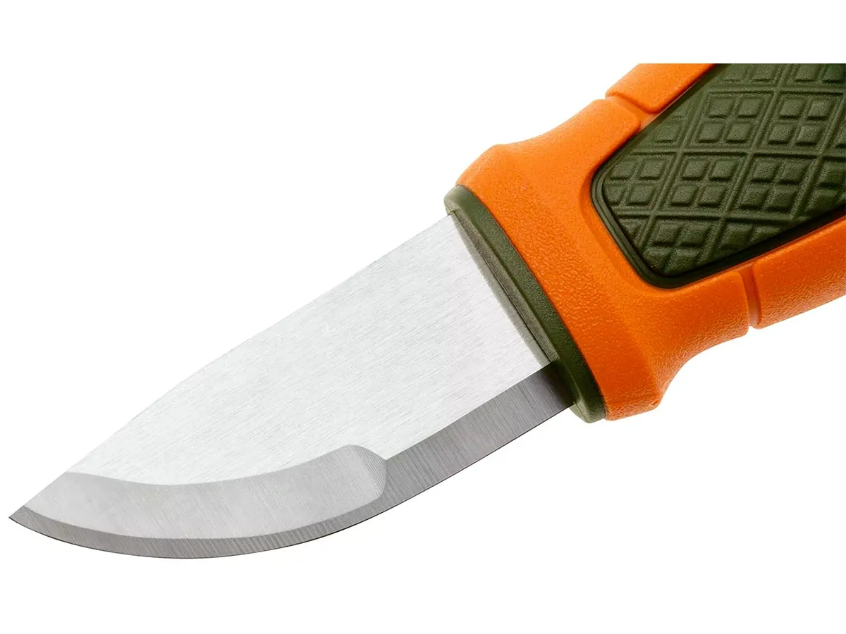 Нож Morakniv Eldris Hunting, нержавеющая сталь, зелёный/оранжевый