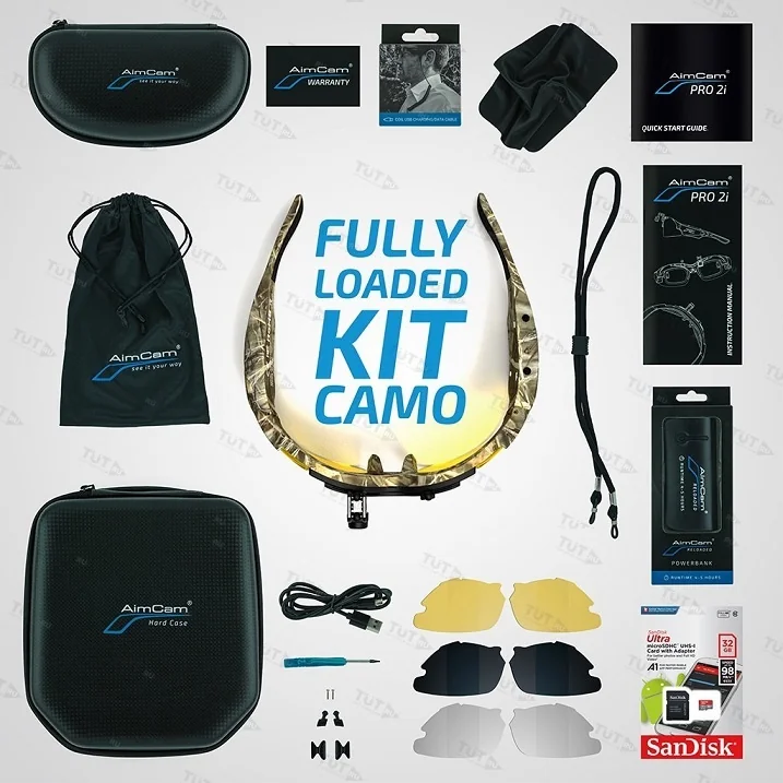Очки с камерой AimCam Pro2i Fully Loaded (Camo)