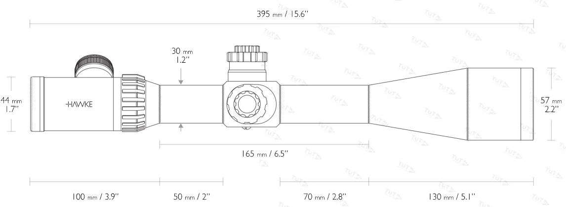 Оптический прицел Hawke Tactical Airmax 30 6-24x50 SF(AMX IR)