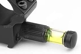 Пузырьковый уровень для установки на нижние полукольца SportsMatch-UK любого диаметра