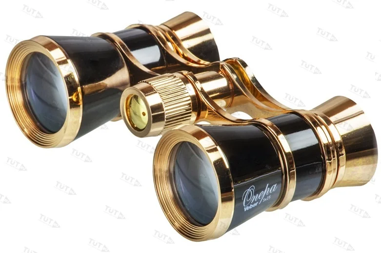 Бинокль театральный Veber Opera БГЦ 3x25 черный/золотой