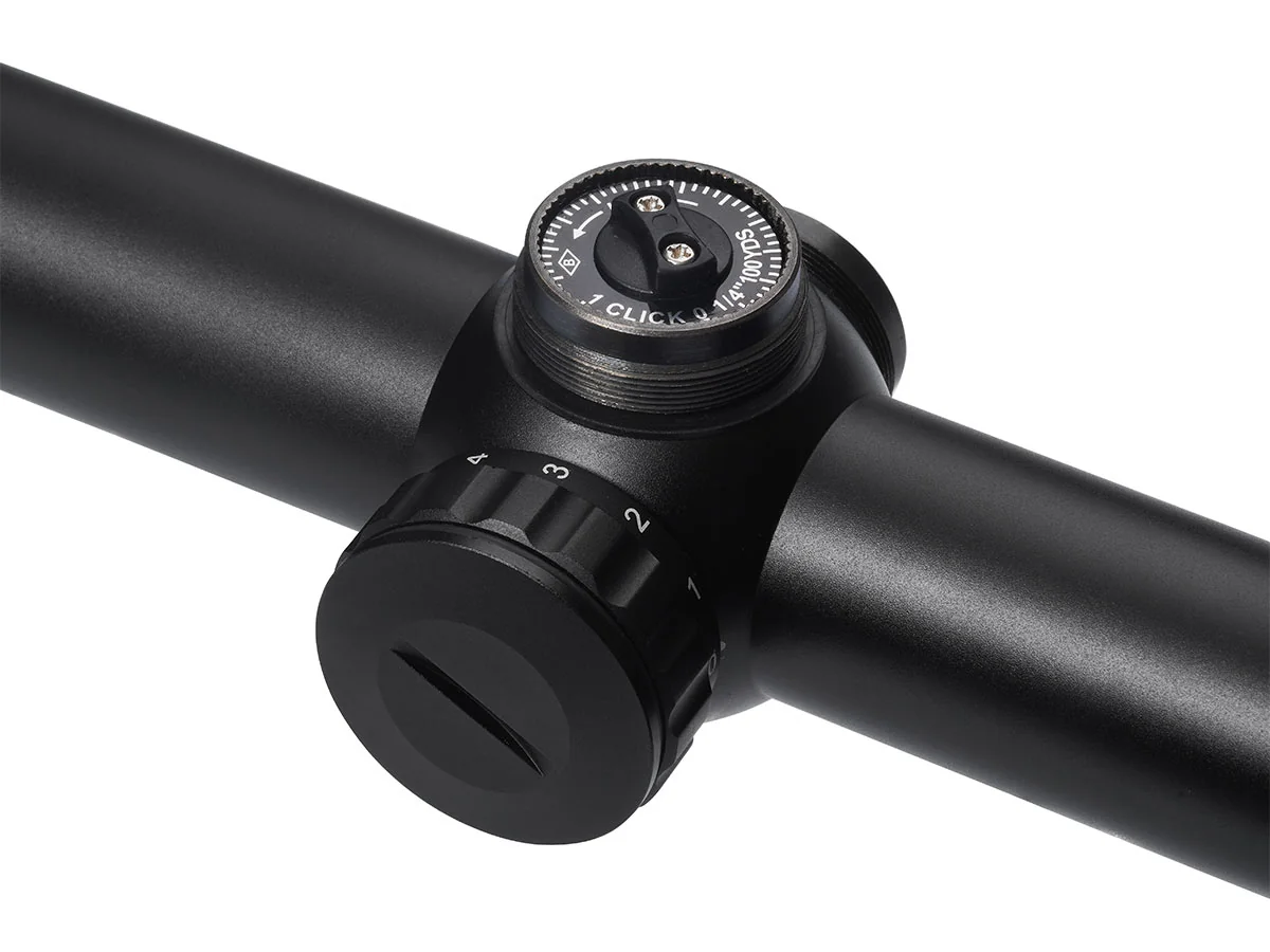 Прицел Gaut Quartz 4-12x50AO, сетка 2 (Mil-Dot), подсветка