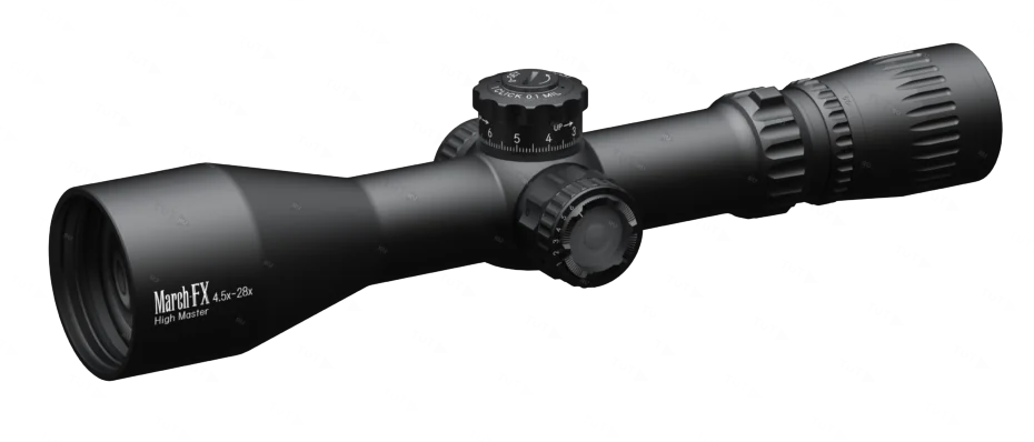 Прицел March FX 4.5-28x52 FFP, 0.1Mil (сетка FML-3) с подсветкой