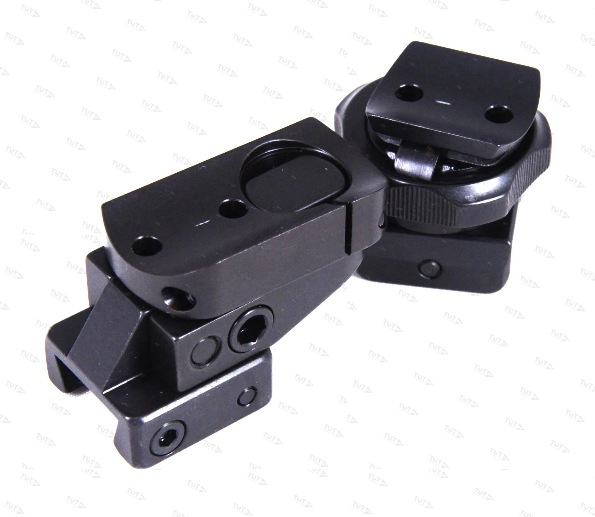 Поворотный кронштейн на раздельных основаниях MAK на Benelli Argo/Browning BAR II на LM-призму (1022