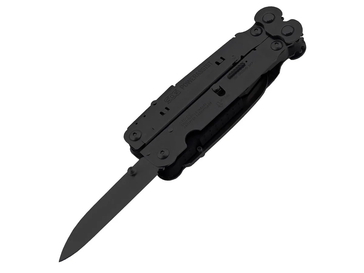 Мультиинструмент SOG PowerAssist Black, нейлоновый чехол