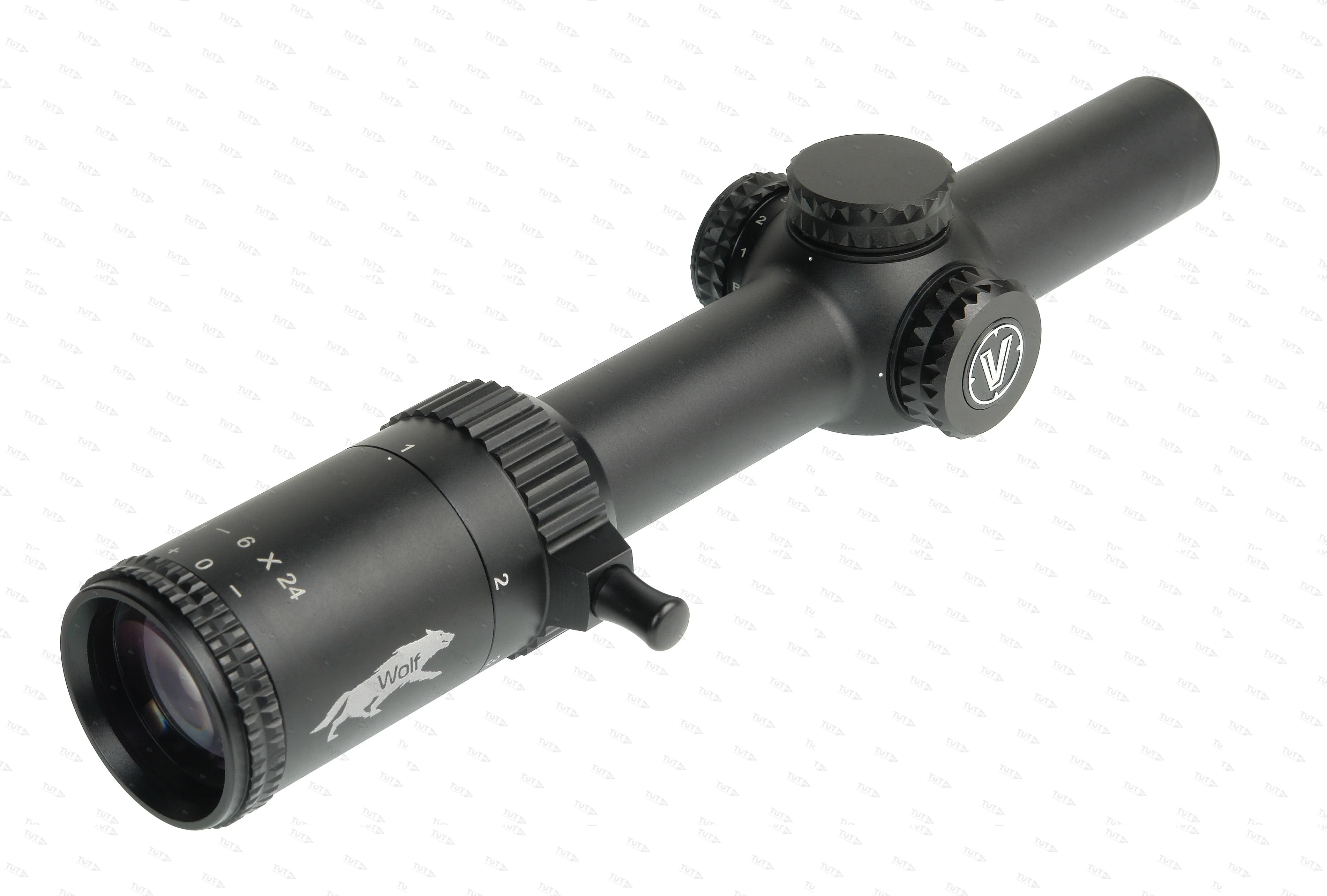 Прицел Veber Wolf 1-6x24 GB (сетка DnD) с подсветкой