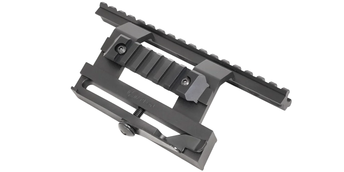 Быстросъёмный боковой кронштейн ARKON с 2 планками Weaver на Сайга/АК S005  / Аркон с планкой вивер на Сайга или АК