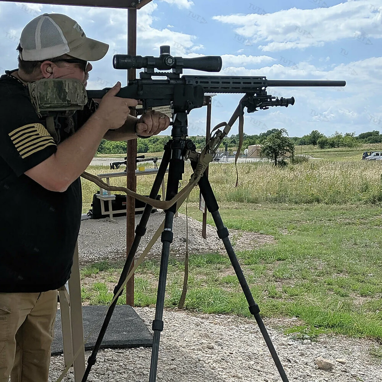 Тактическая опора Kopfjager K800 CF Tripod with Reaper Grip Carbon (162см)