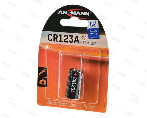 Элемент питания ANSMANN 5020012 CR123A BL1 (батарейка)
