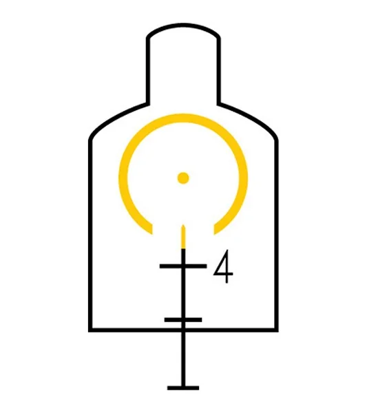 Прицел TRIJICON ACOG 3x30 Scope, w/ RMR Sight, TA60 Mount Dual Ill. Amber Horseshoe/Dot .223 (TA33H-