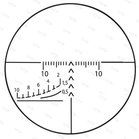 Прицел ПОСП 6x42 с подсветкой (установка на Сайга, Вепрь / сетка №5 / 6x42BД)