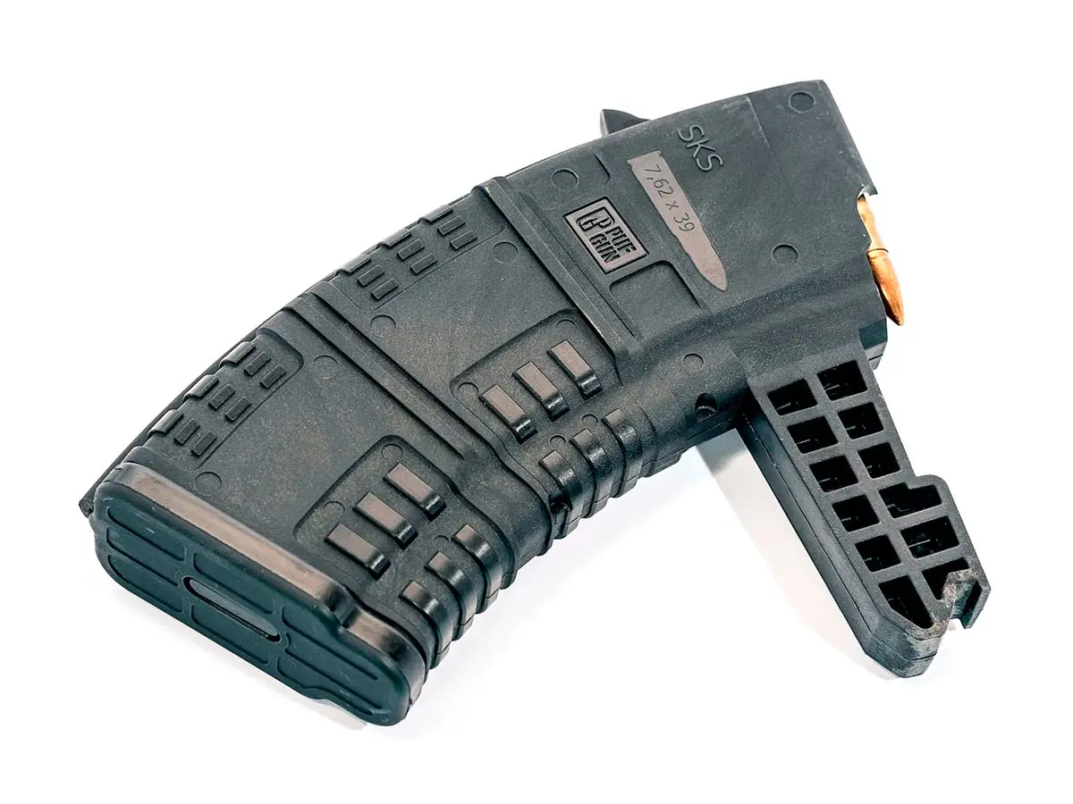 Магазин Pufgun На Скс, 7,62Х39, 20 Патронов, Полимер, Черный, Возможность Укорочения, 175 Гр