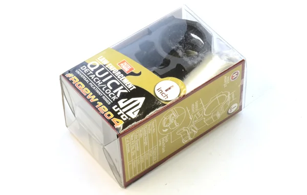 Кольца Leapers UTG 25,4 мм быстросъемные на Picatinny с рычажным зажимом, высокие