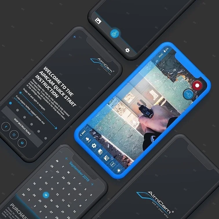 Очки с камерой AimCam Pro3K Fully Loaded Kit (Black)