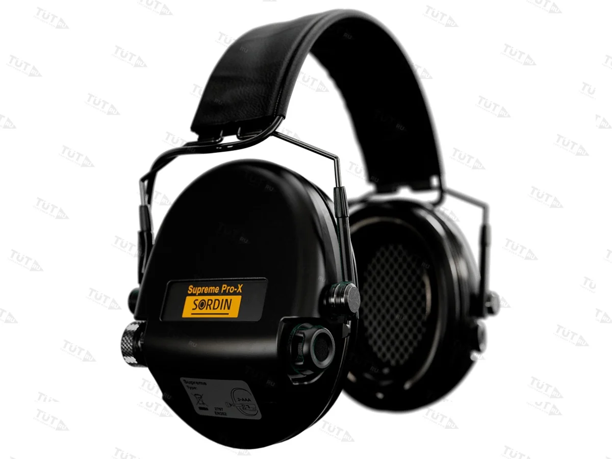 Наушники активные Sordin (MSA) Supreme Pro-X Slim, чёрные