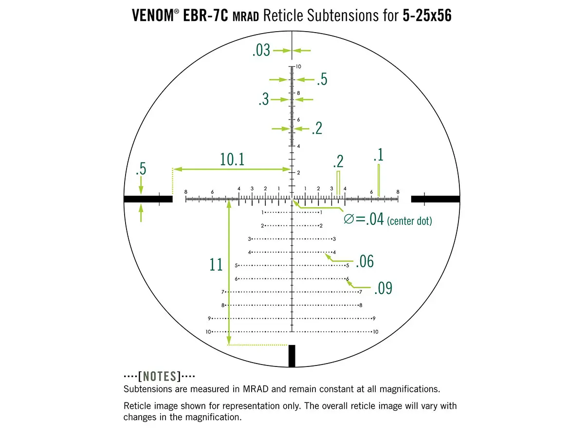 Оптический прицел Vortex Venom 5-25x56 FFP MRAD