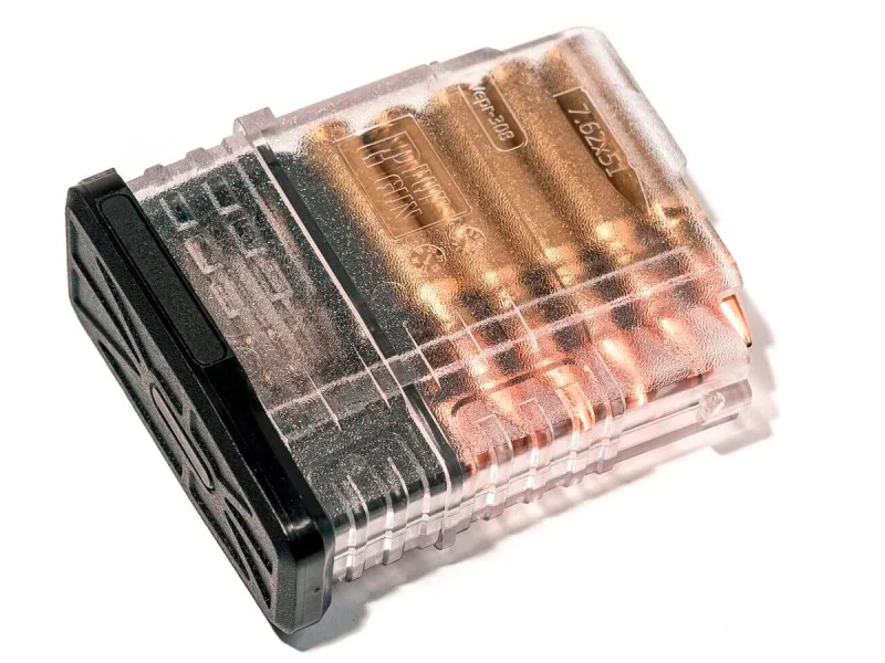 Магазин Pufgun на Вепрь-308, 7,62х51, 10 патронов, полимер, прозрачный