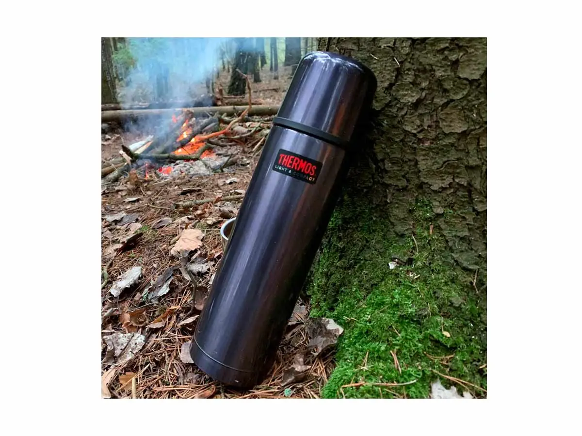Термос для напитков THERMOS FBB-1000 BC 1L, синий Midnight Blue