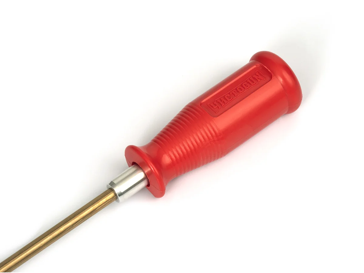 Шомпол ЧИСТОGUN к..27-.34, стержень Ø6мм, L=90см, латунь, папа 12/28, подшипник, +вишер/переходник/а