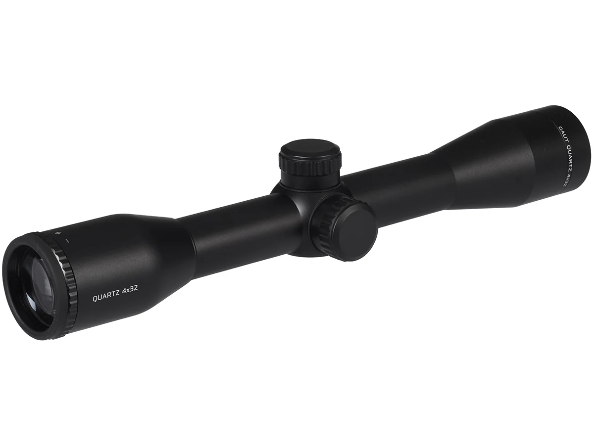 Прицел Gaut Quartz 4x32, сетка 3 (Mil-Dot) нить