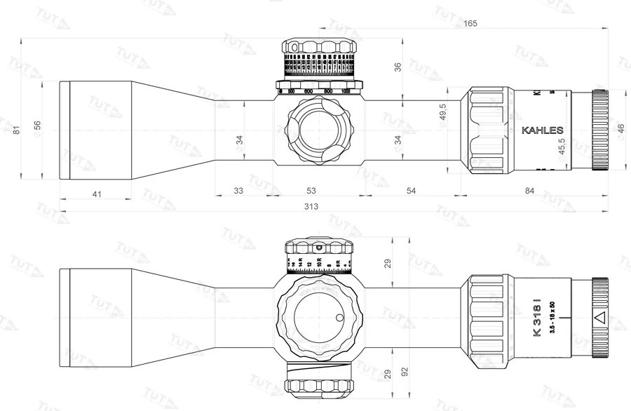 Оптический прицел Kahles K318i 3.5-18x50 CCW сетка MSR/KI