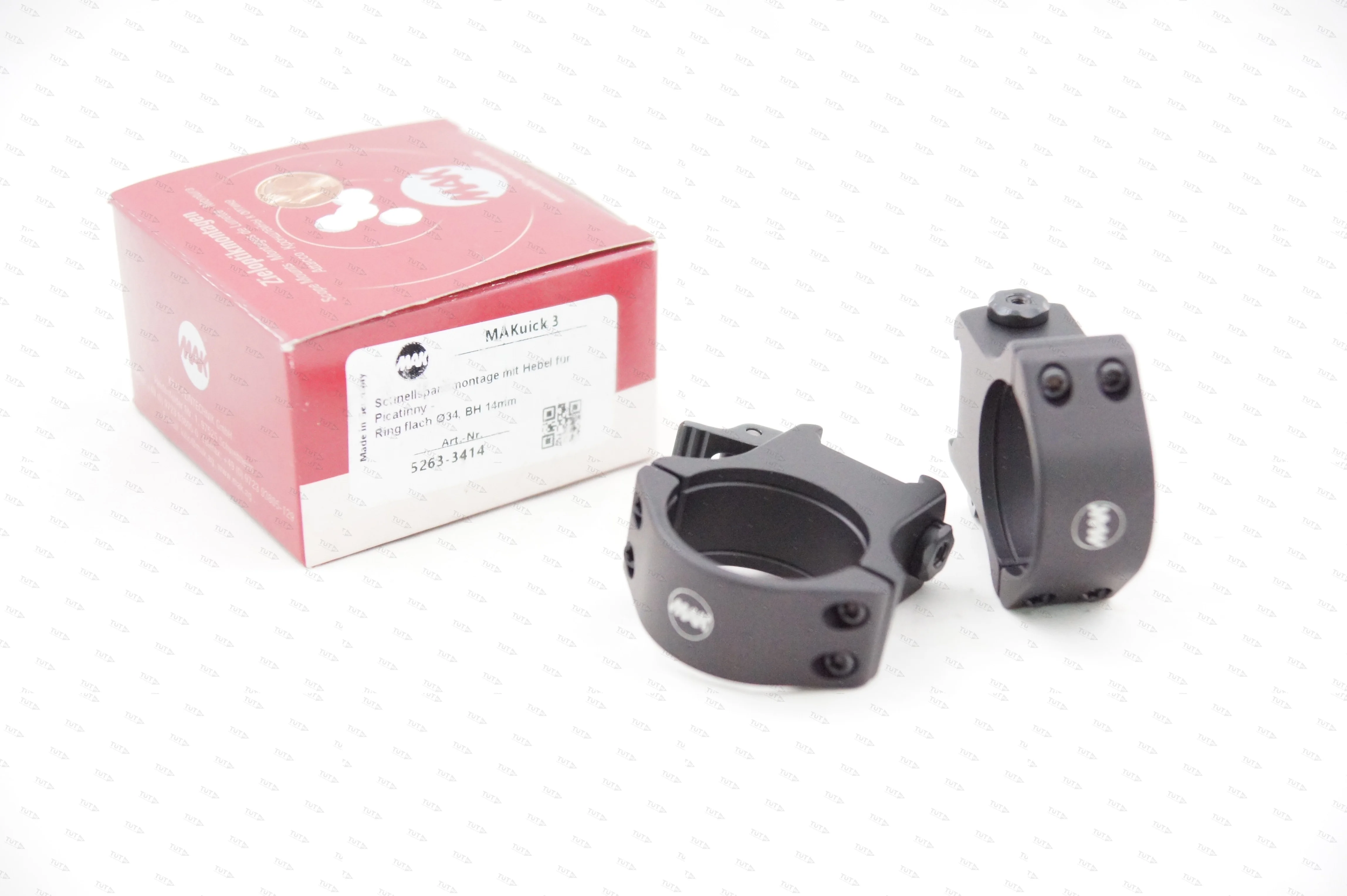 Быстросъемные кольца MAKuick 3 на Picatinny 34мм, BH14,5мм (5263-3414)