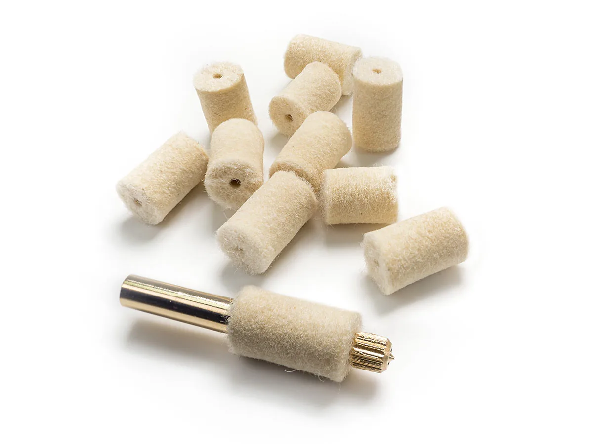 Войлочные патчи ЧИСТОGUN, 8mm, 8x57, 8x68, плотный ход по группе .30 калибров, диаметр 9,0 мм, 500 ш