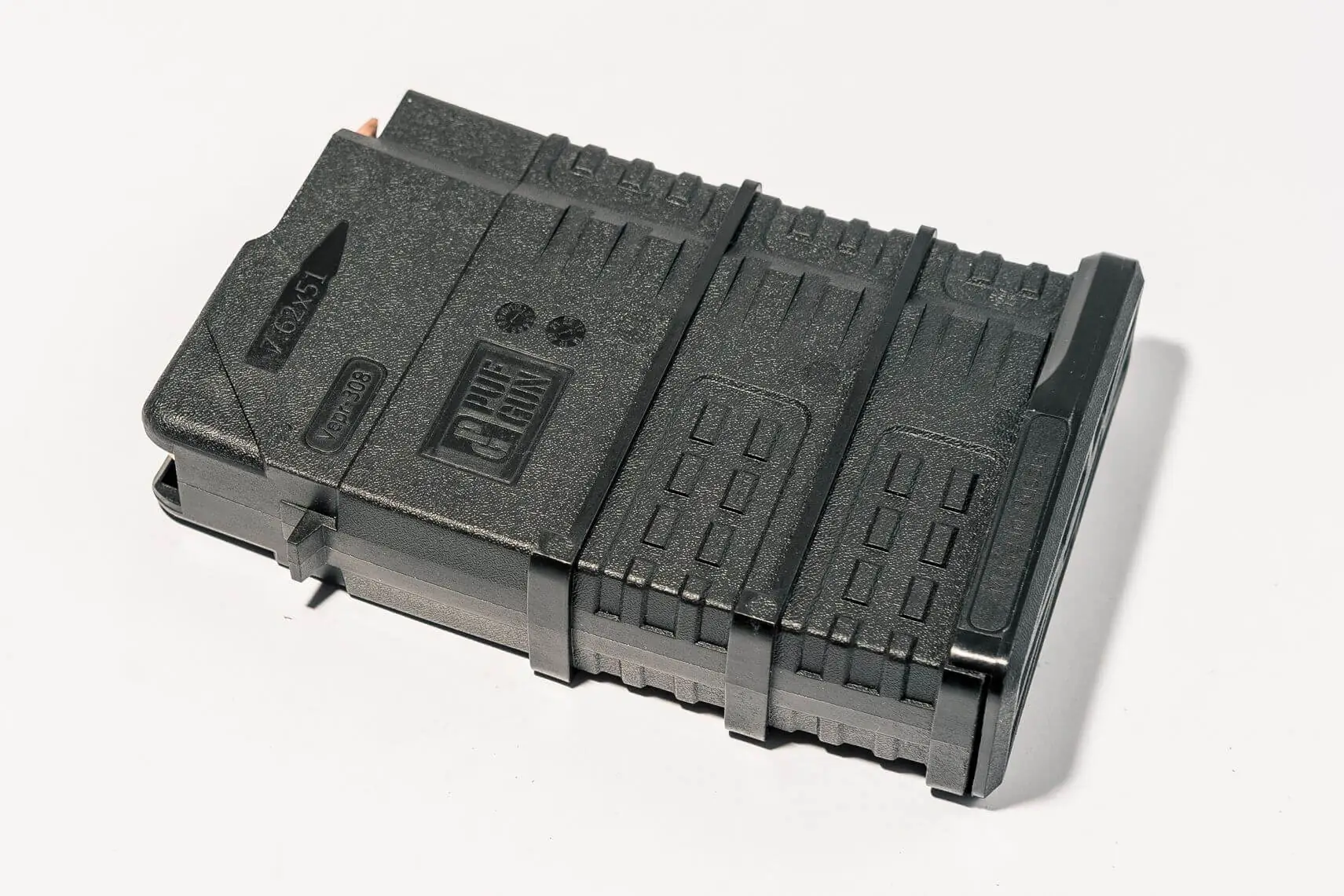 Магазин Pufgun На Вепрь-308, 7,62Х51, 15 Патронов, Полимер, Черный, Возможность Укорочения, 149Гр.