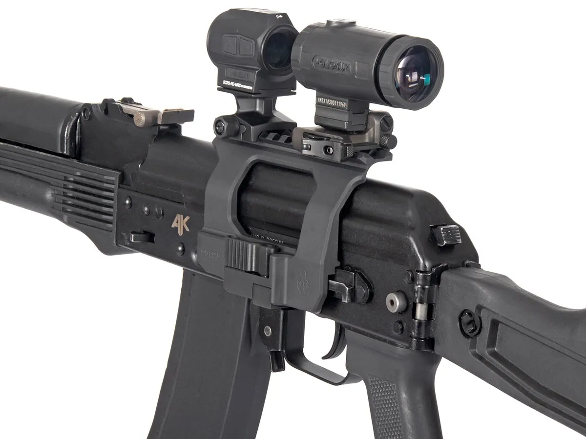 Кронштейн SAG AK TAC боковой быстросъёмный Picatinny/ACOG