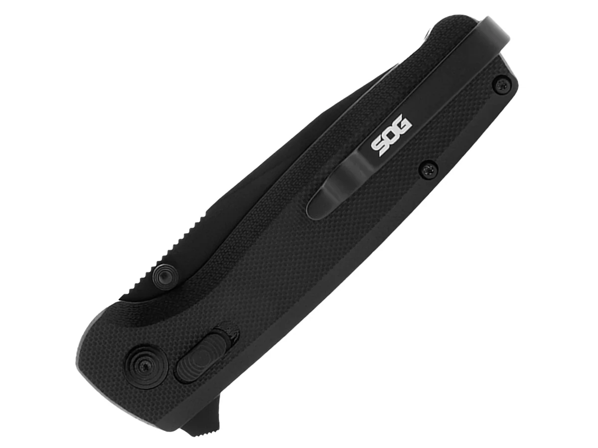 Нож складной SOG Terminus XR G10 Black, сталь D2,  рукоять G10, блистер