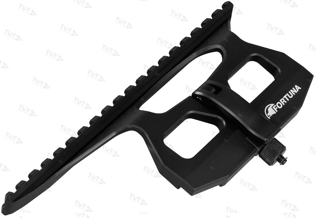 Б/с боковой кронштейн (Фортуна) Fortuna на Тигр/СВД/АК, база Picatinny, 19 слотов